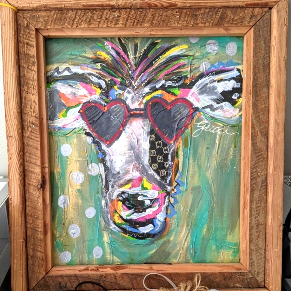 Farm Famous Artwork GG cow